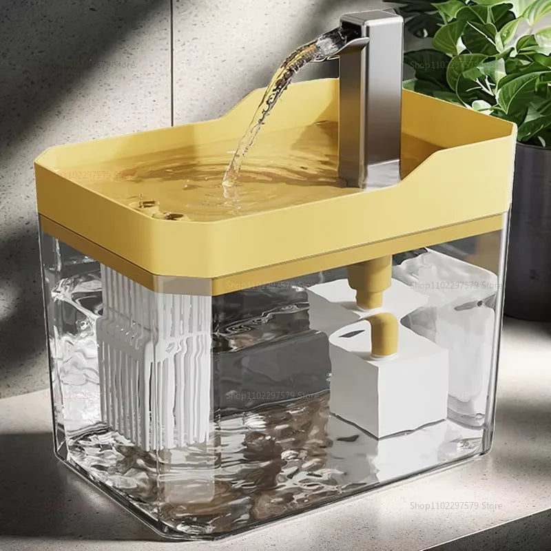 Bebedero Automático para Gatos de 1.5L con Filtro USB,