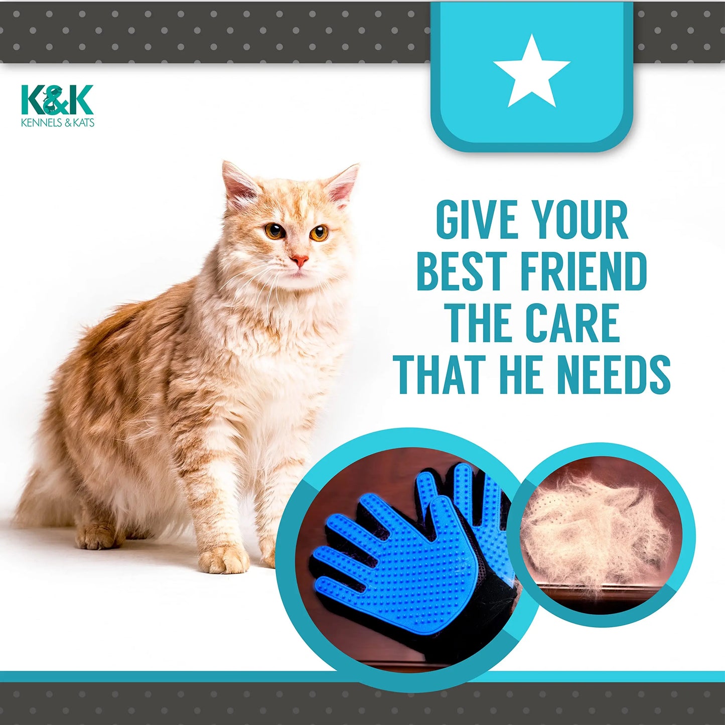 Guantes para el cuidado de mascotas