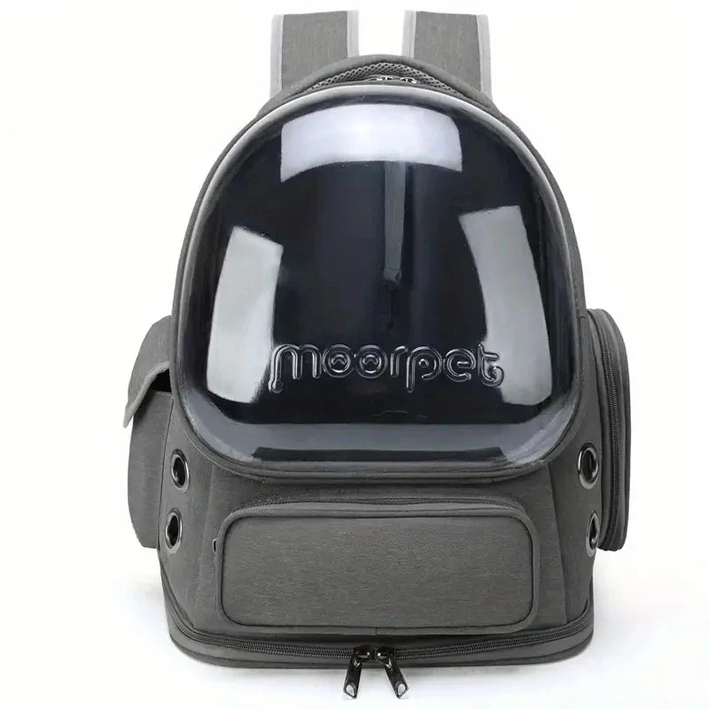 Mochila transportadora portátil para mascotas, bolsa de burbujas transpirable, cómoda y elegante para gatos y perros