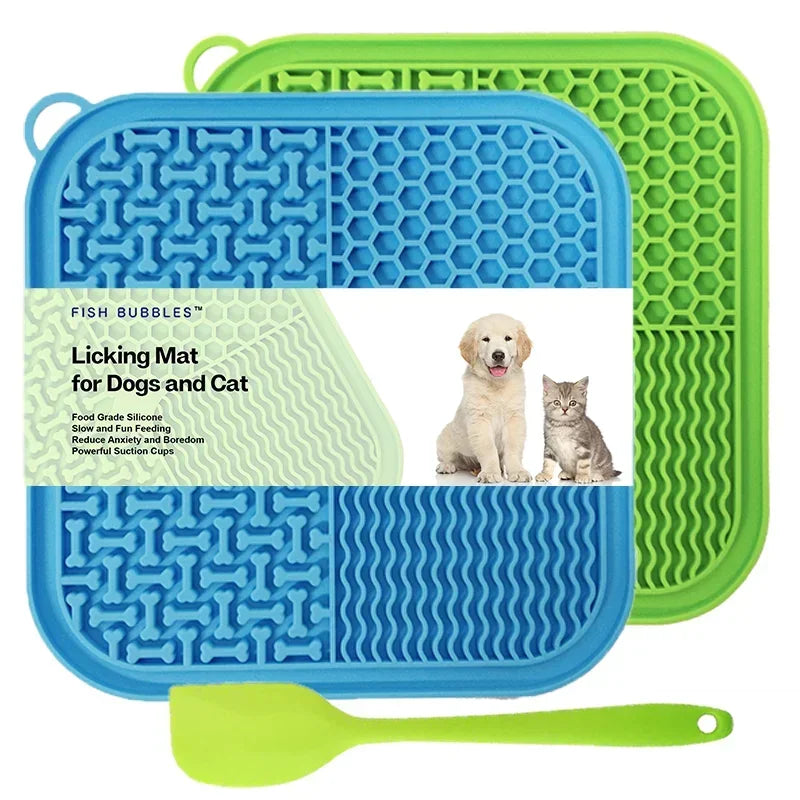 Estera para lamer comedero lento para perros y gatos, almohadilla para lamer de primera calidad