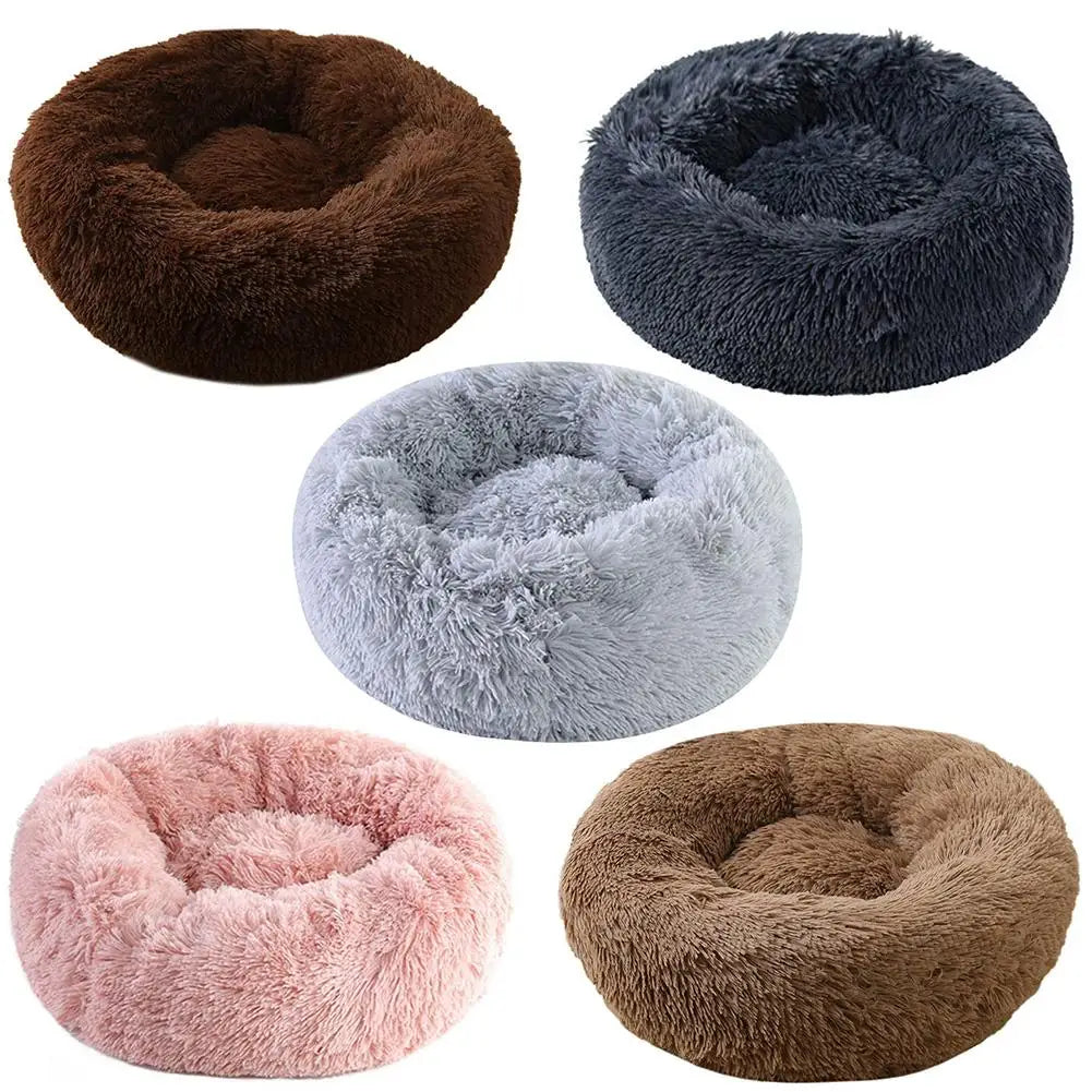 Cama Donut Antiansiedad para Gatos y Perros Pequeños
