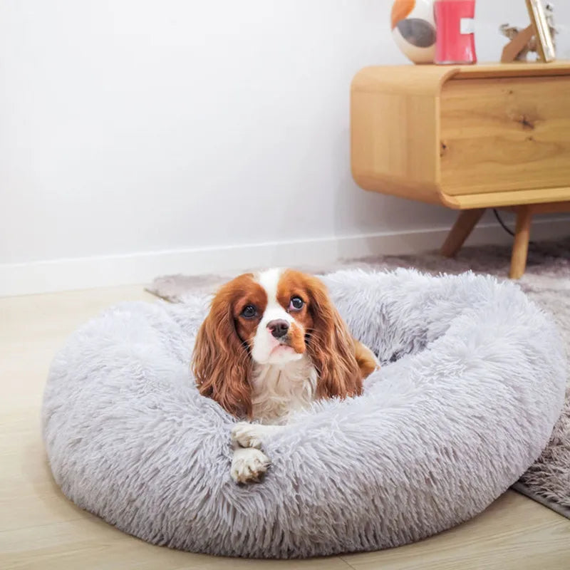 Cama supersuave para perro y gato, cama de felpa de tamaño completo, lavable,