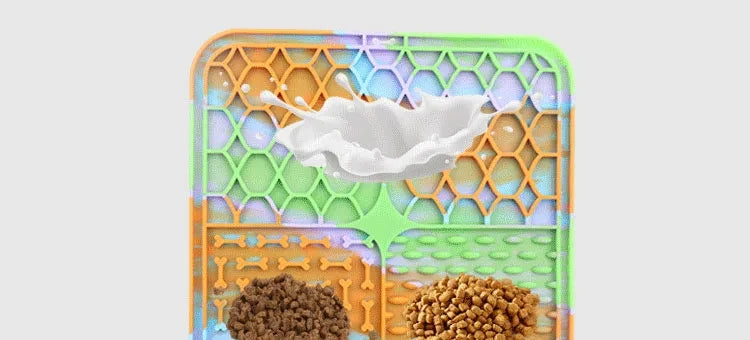 Mantel Individual para mascotas, estera de alimentación lenta para gatos