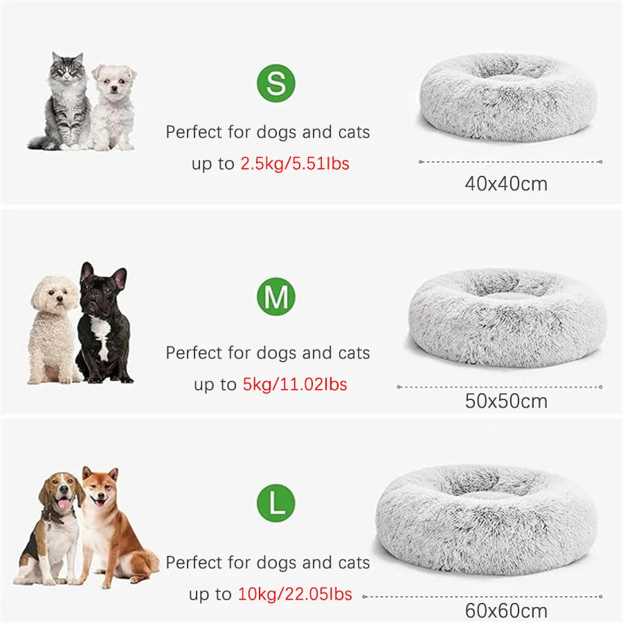 Cama suave para Gato, almohadilla de felpa cálida de piel sintética para perro,