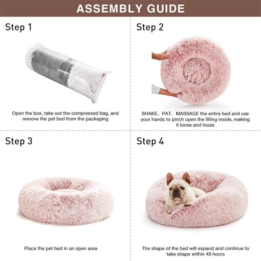 Cama suave para Gato, almohadilla de felpa cálida de piel sintética para perro,