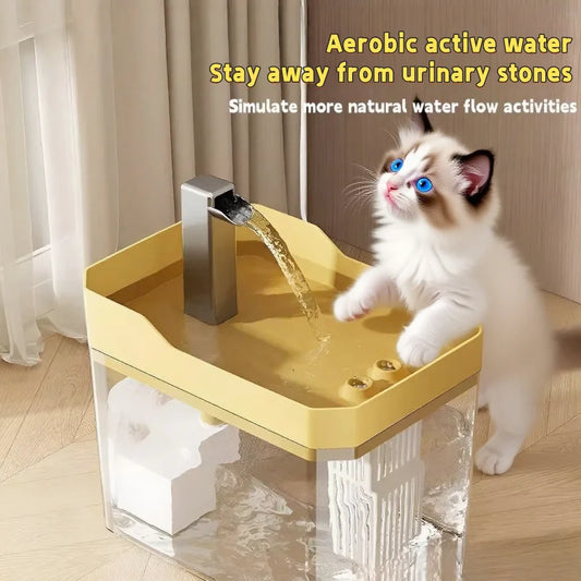 Bebedero Automático para Gatos de 1.5L con Filtro USB,