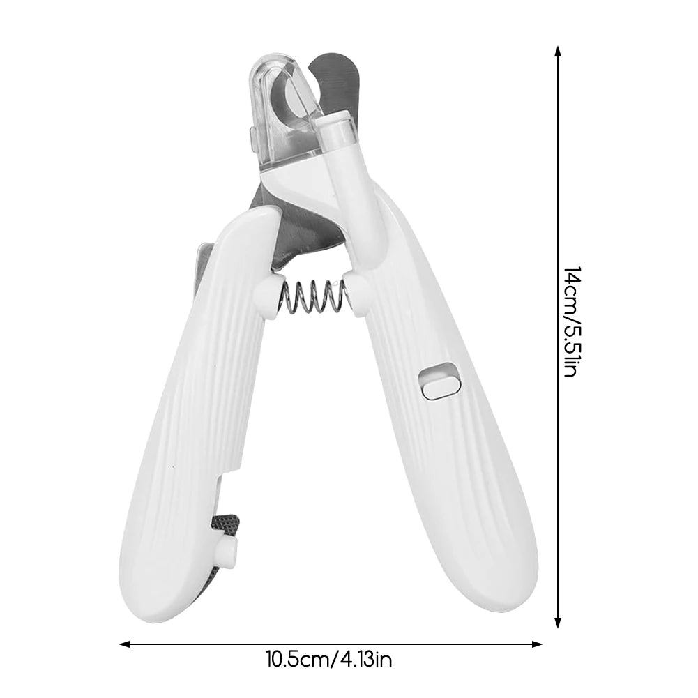 Cortauñas para mascotas con luz LED, higiene,
