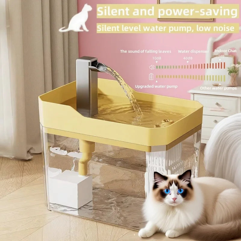 Bebedero Automático para Gatos de 1.5L con Filtro USB,
