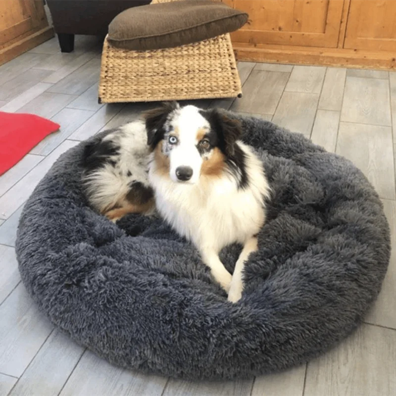 Cama supersuave para perro y gato, cama de felpa de tamaño completo, lavable,