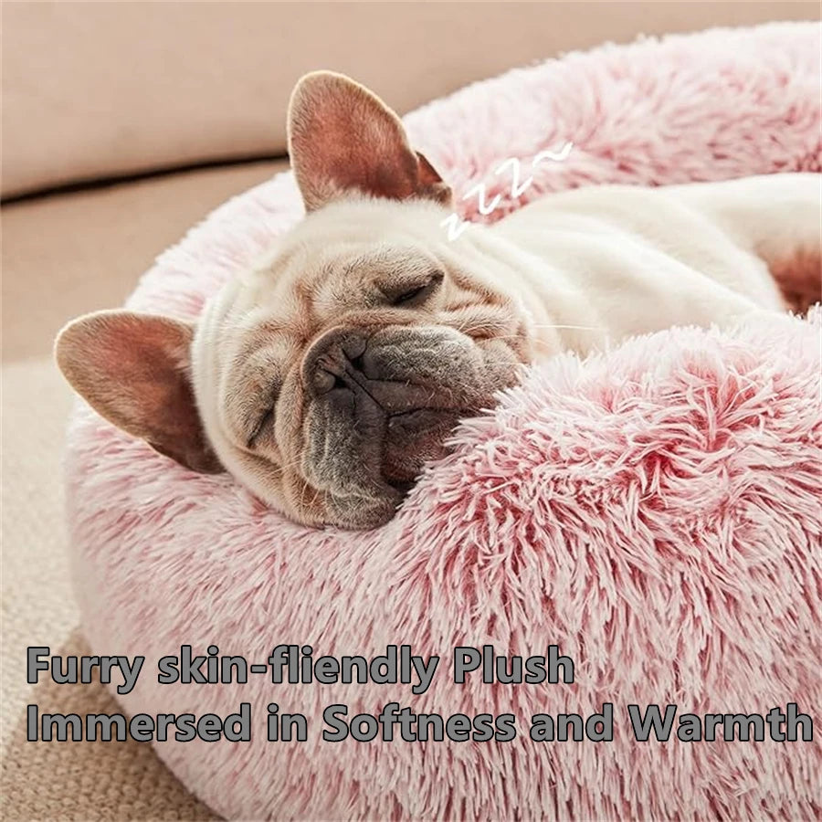 Cama suave para Gato, almohadilla de felpa cálida de piel sintética para perro,