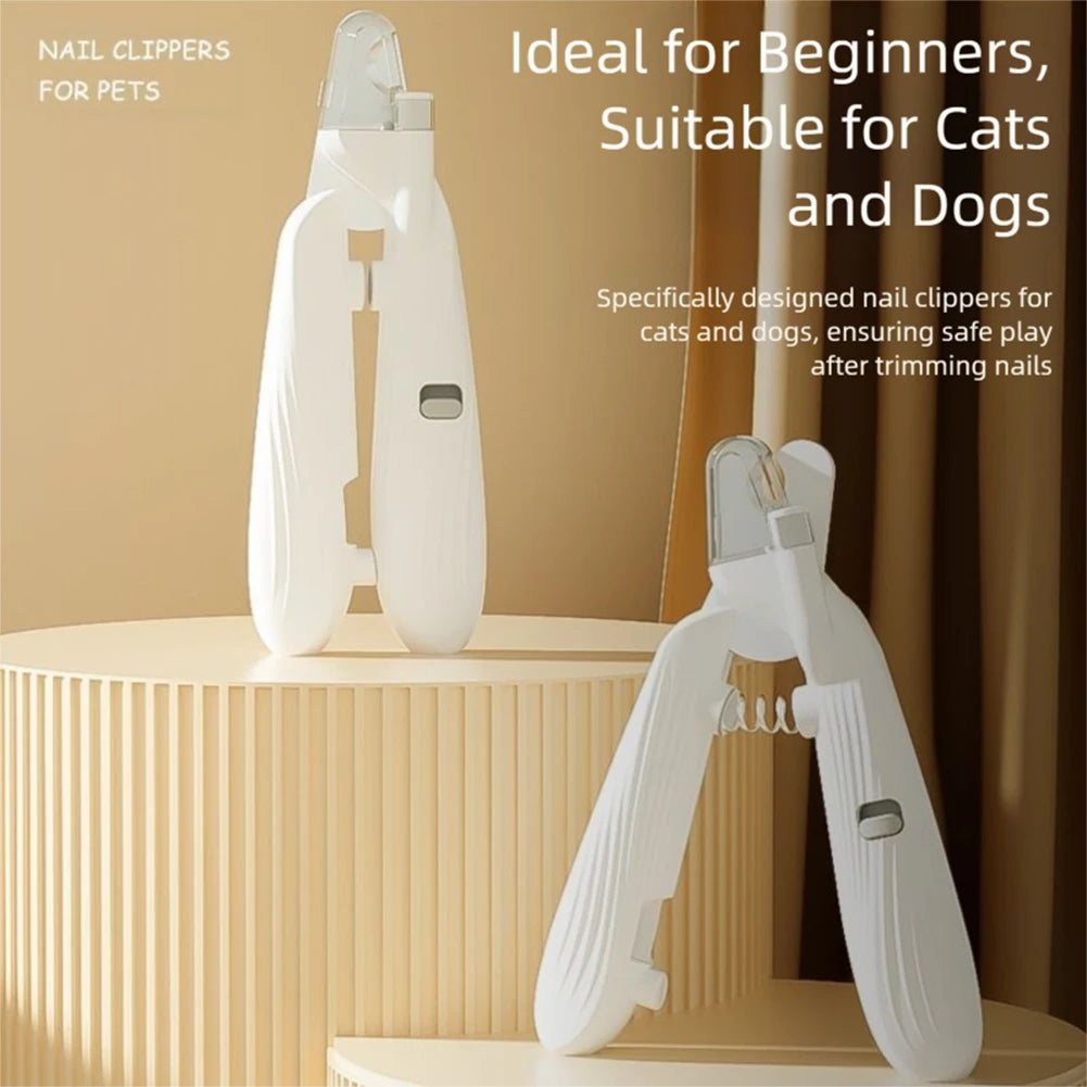Cortauñas para mascotas con luz LED, higiene,