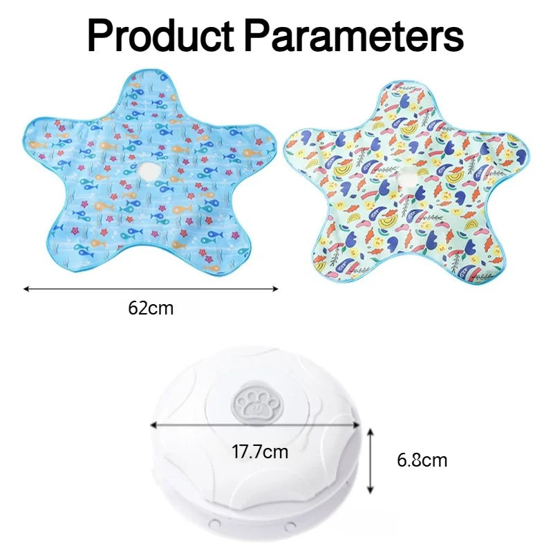 Juguete inteligente inalámbrico automático para gatos resistente a mordeduras 360 °   Sensor de rotación
