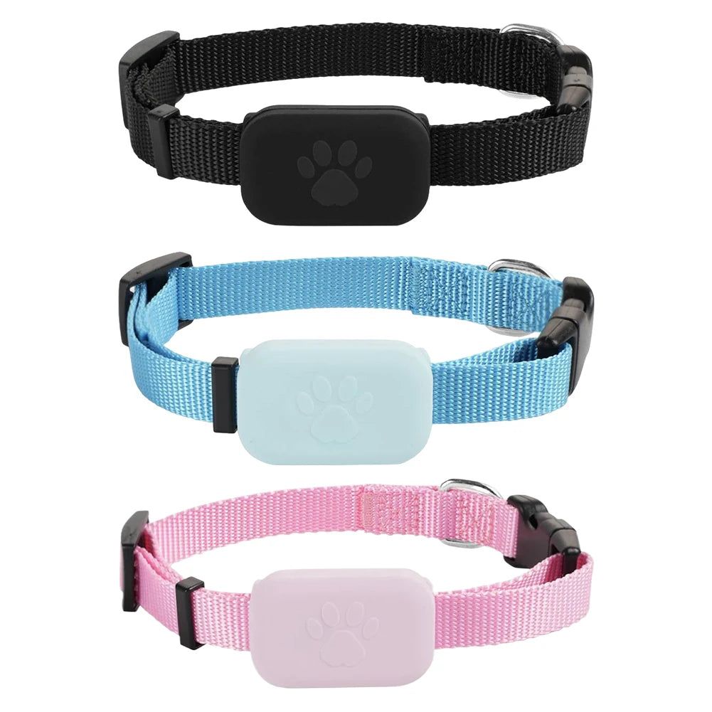 Rastreador GPS para Mascotas con Collar Ajustable