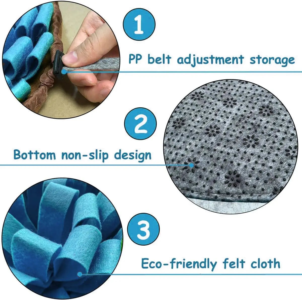 Snuffle-Mat para perros, cuenco de alimentación lenta