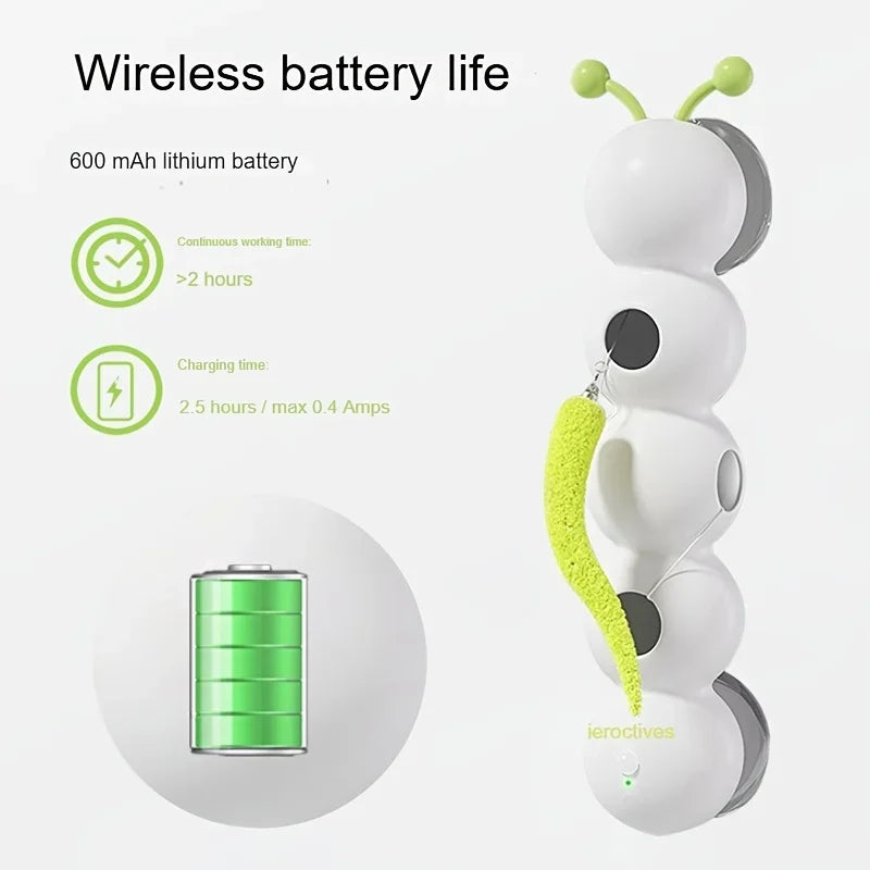 Juguete Automático con Sensor para Gatos, Recargable por USB, Interactivo