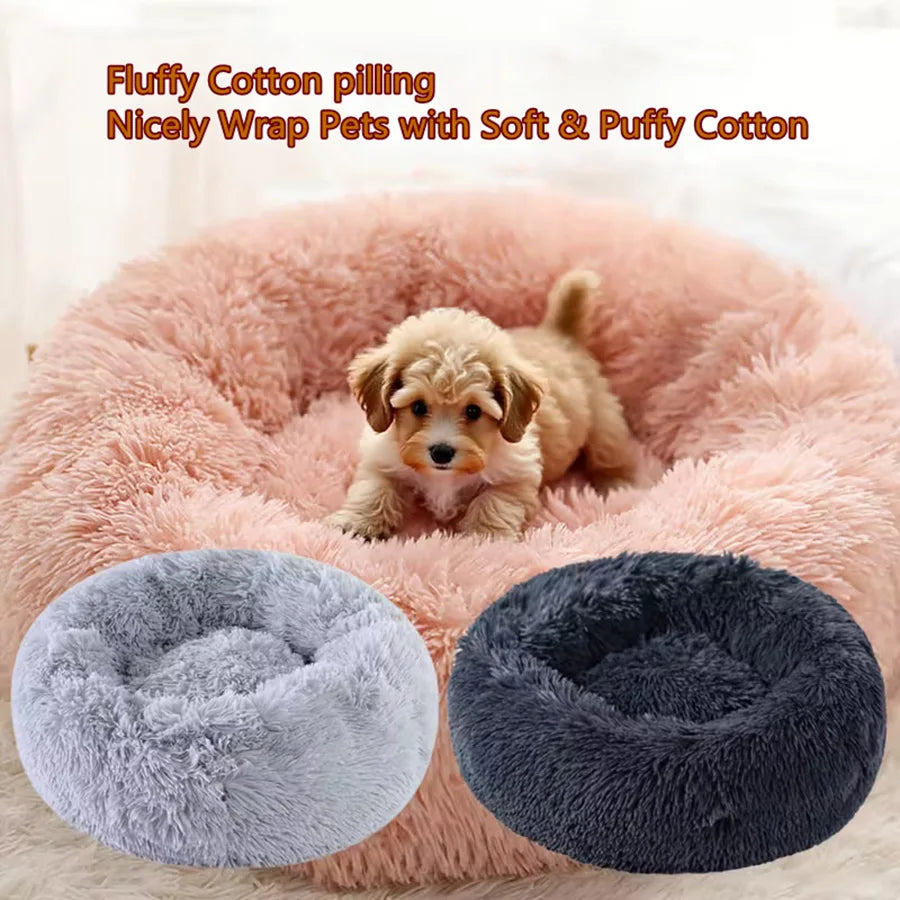 Cama suave para Gato, almohadilla de felpa cálida de piel sintética para perro,