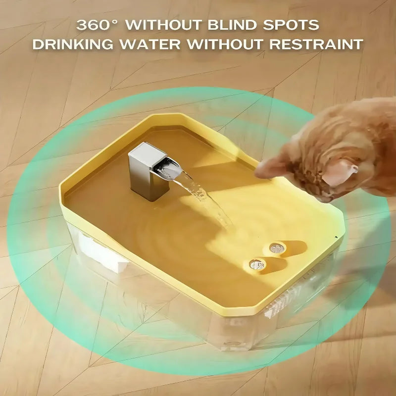 Fuente de agua para gatos, filtro automático, dispensador de bebidas