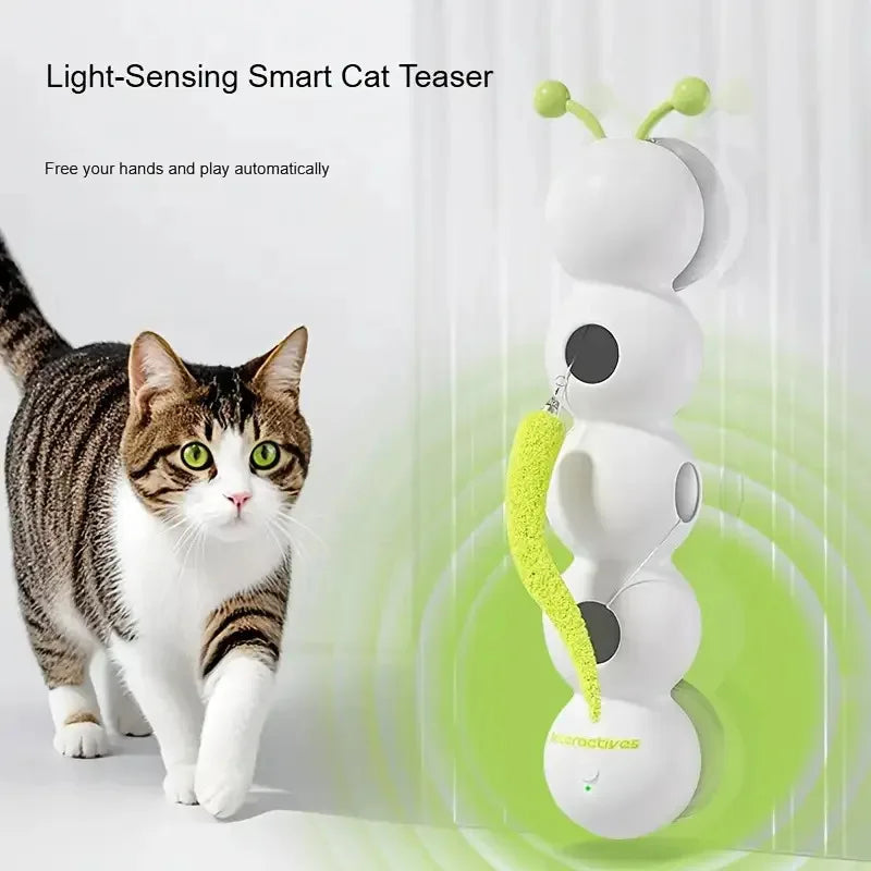 Juguete Automático con Sensor para Gatos, Recargable por USB, Interactivo
