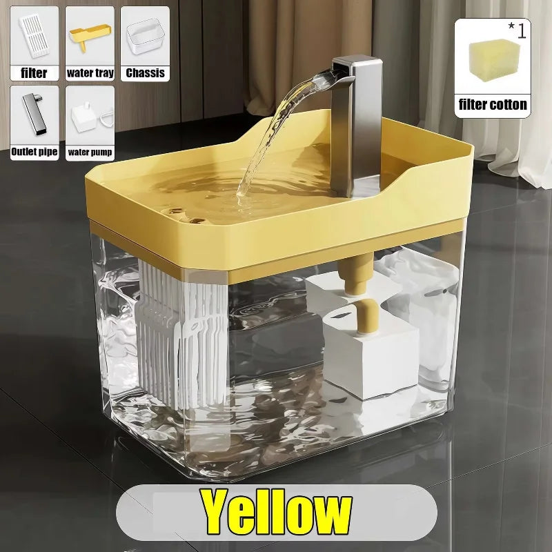 Bebedero Automático para Gatos de 1.5L con Filtro USB,