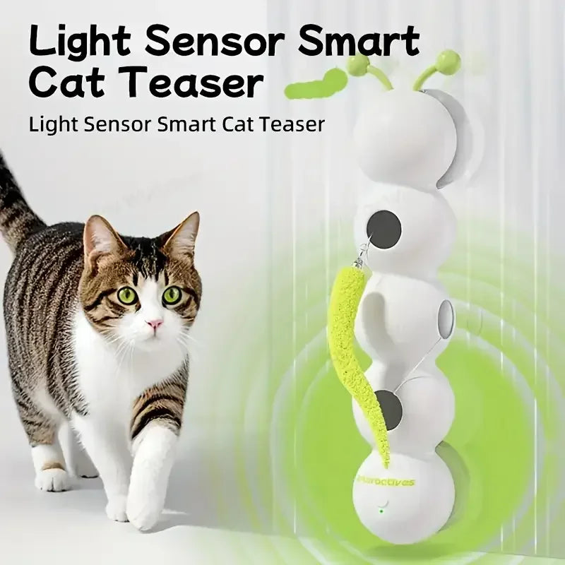 Juguete Automático con Sensor para Gatos, Recargable por USB, Interactivo