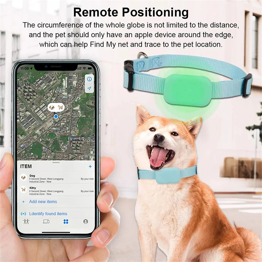 Rastreador GPS para Mascotas con Collar Ajustable